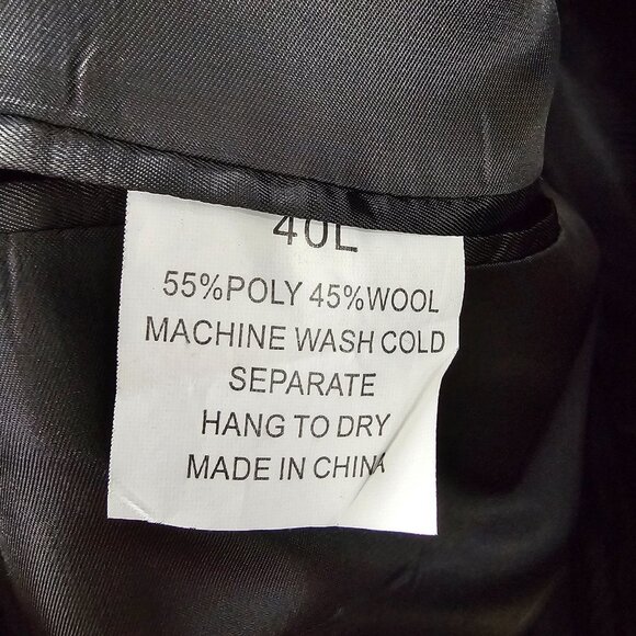 Neil Allyn 40L Black Solid 1-Button Tuxedo Jacket Blazer V150 - Picture 11 of 11